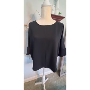 Express Black Silk Cocoon Blouse